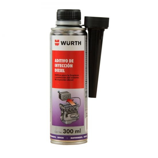 ADITIVO LIMPIA INYECTORES DIESEL 300ML WURT